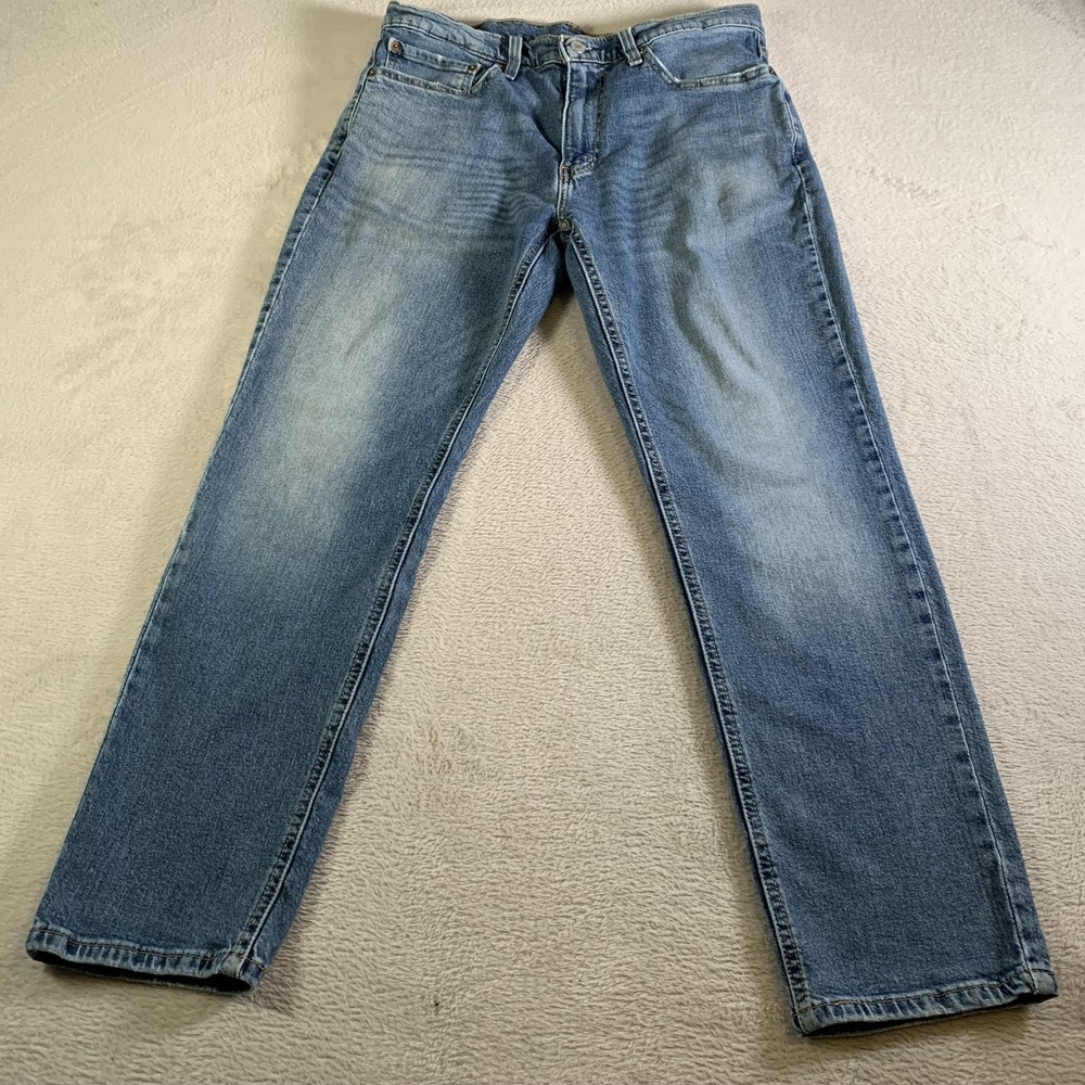 Levis 541 Jeans Mens 34x29 (Tag 34x30) Blue Medium‎ Wash Athletic Taper Stretch